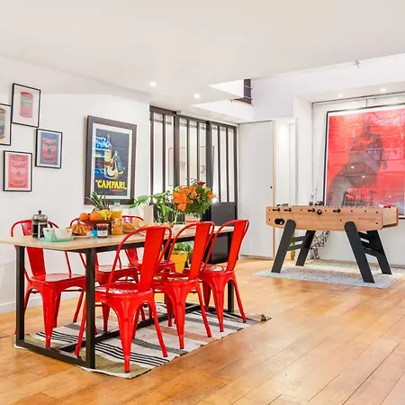 Spacious & Bright Loft Appartamento Parigi